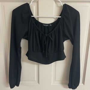 Nasty Gal Cropped Long Sleeve